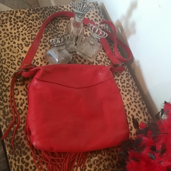 Coral Custom fringe purse - Picture 4 of 5
